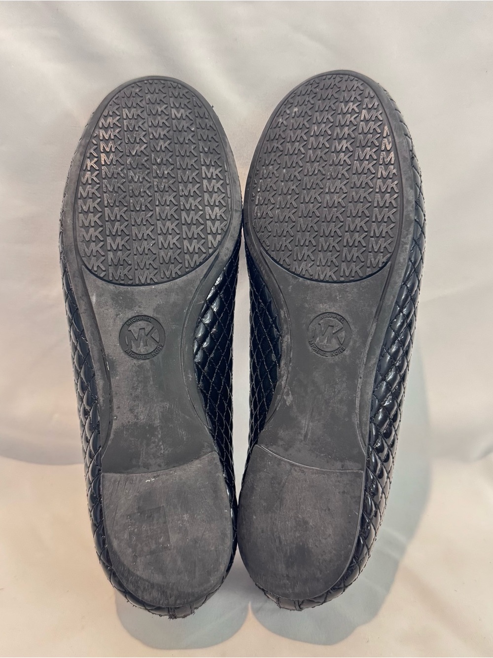 MICHAEL Michael Kors Black Melody Quilted Ballet Flats Sz 7M PW15E - Picture 7 of 7